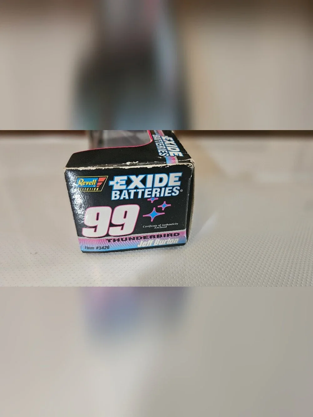 Revell Jeff Burton #99 Exide Pink & Blue Die-Cast Race Car